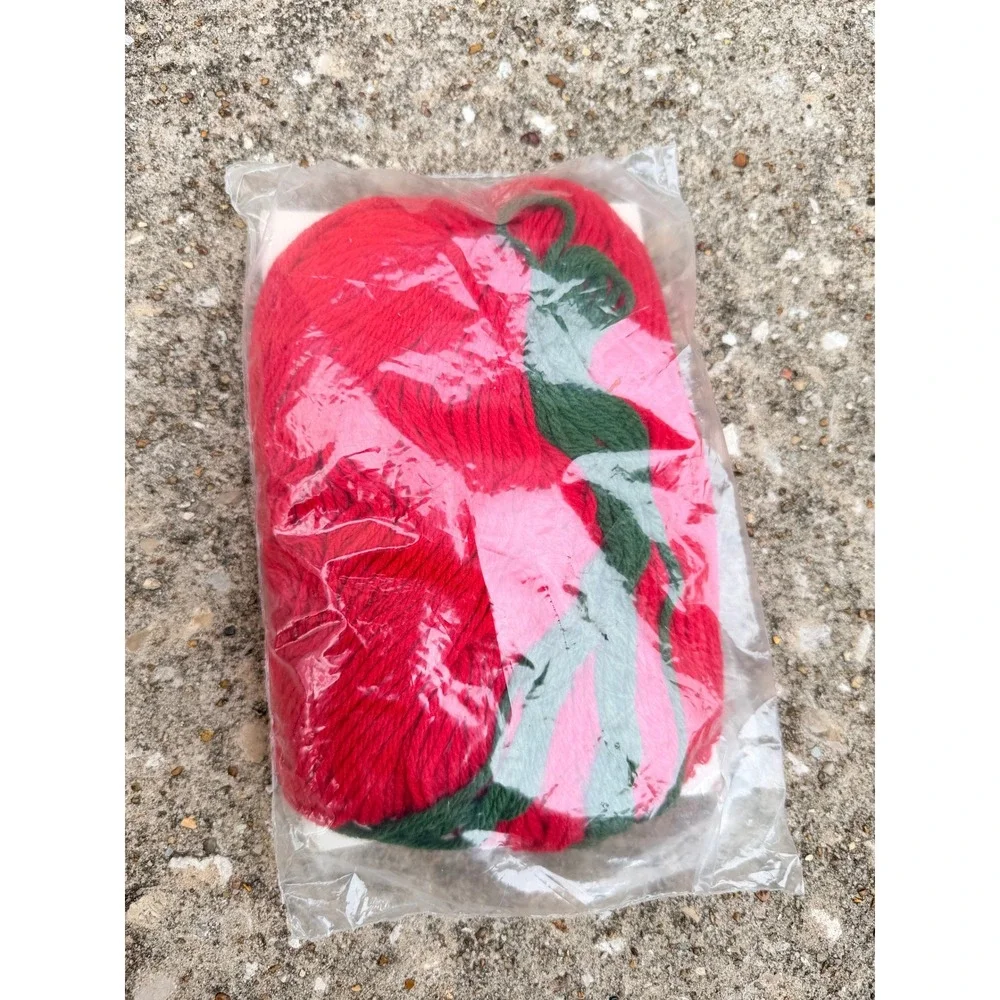 Annie's‎ Attic Pepper Vegetable Potholder Crochet Kit 337 Vintage Red Green Yarn